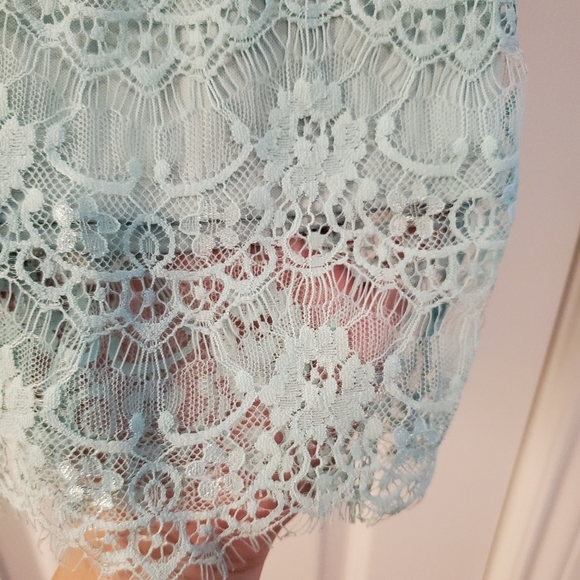 BCBG mint green lace cocktail dress - Picture 2 of 8
